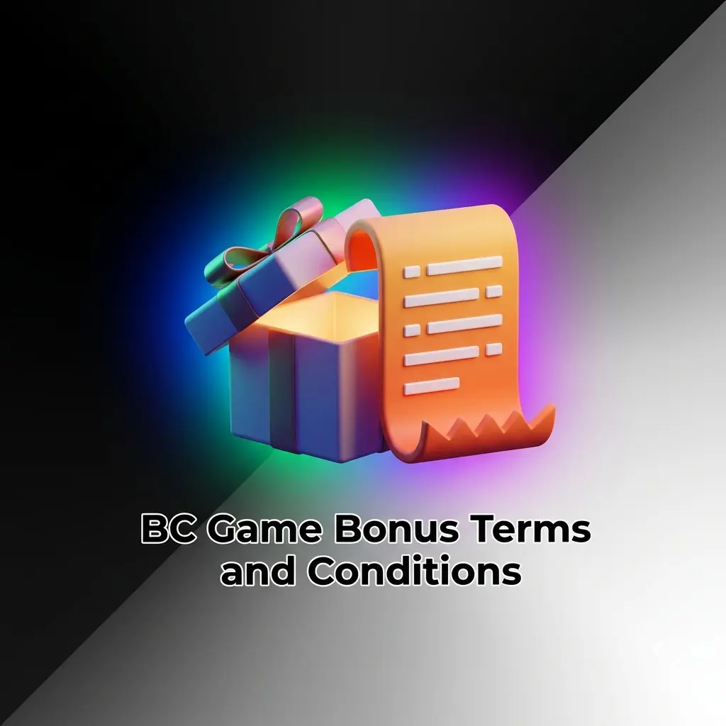 BC Game bonus terms and conditions overview showing wagering requirements, eligibility rules, and withdrawal conditions for players