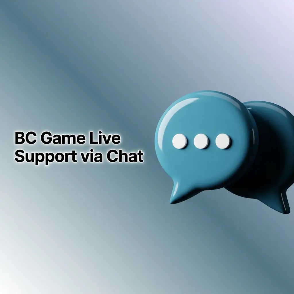 BC Game live chat support widget on website bottom corner for instant 24/7 assistance with account and deposit issues