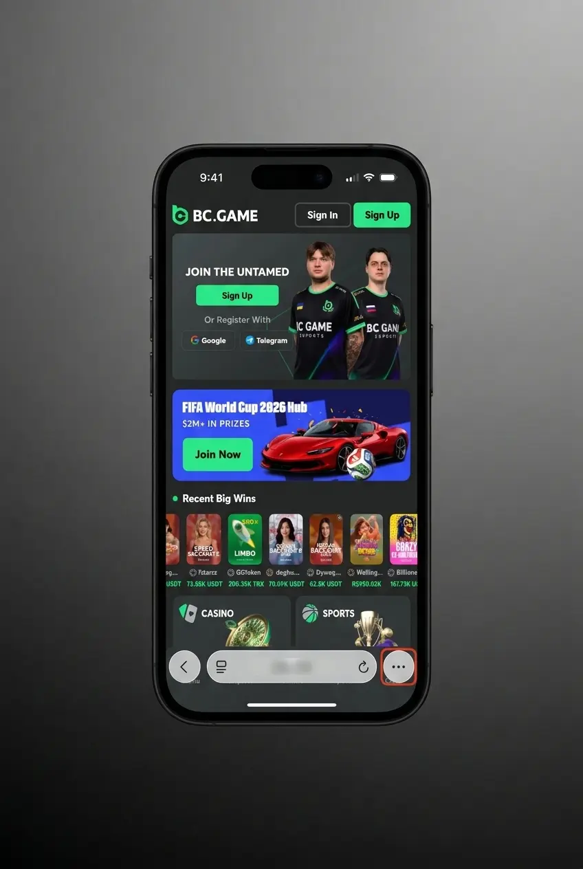Step-by-step guide to download BC Game iOS app on iPhone or iPad via Apple App Store in 5 easy steps