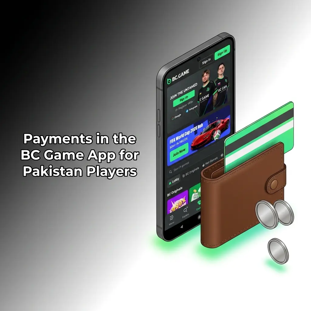 BC Game app payment methods for Pakistan including JazzCash, Easypaisa, NayaPay, and crypto options